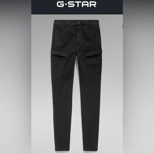 G-STAR Raw black cargo utility skinny pants size 29